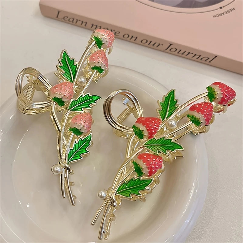 Fraise Çilek Detaylı Saç Tokası | Chérie - cherieonline Default Title