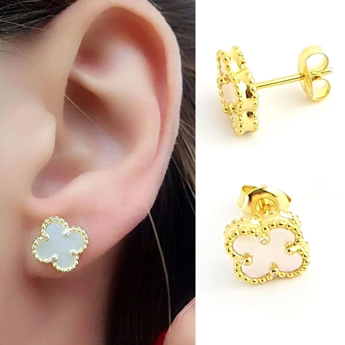 Harmonie Blanche Küpe | Chérie cherieonline