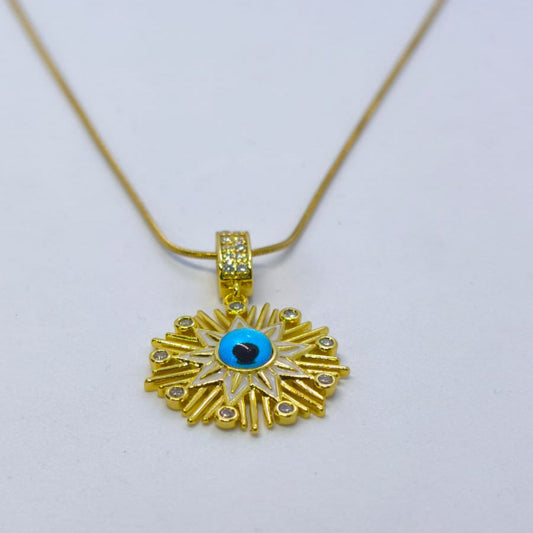 Astrolabe Gold | Pusula Sembolü Çelik Kolye | Chérie - cherieonline Default Title