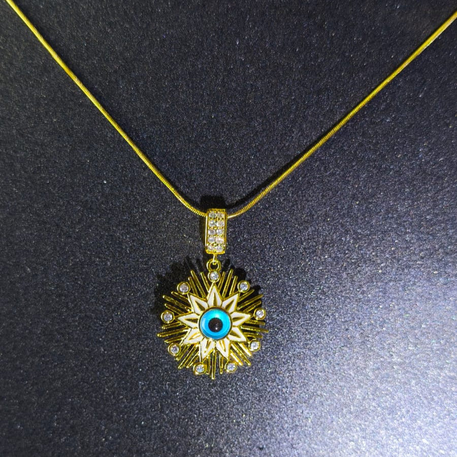 Astrolabe Gold | Pusula Sembolü Çelik Kolye | Chérie - cherieonline Default Title