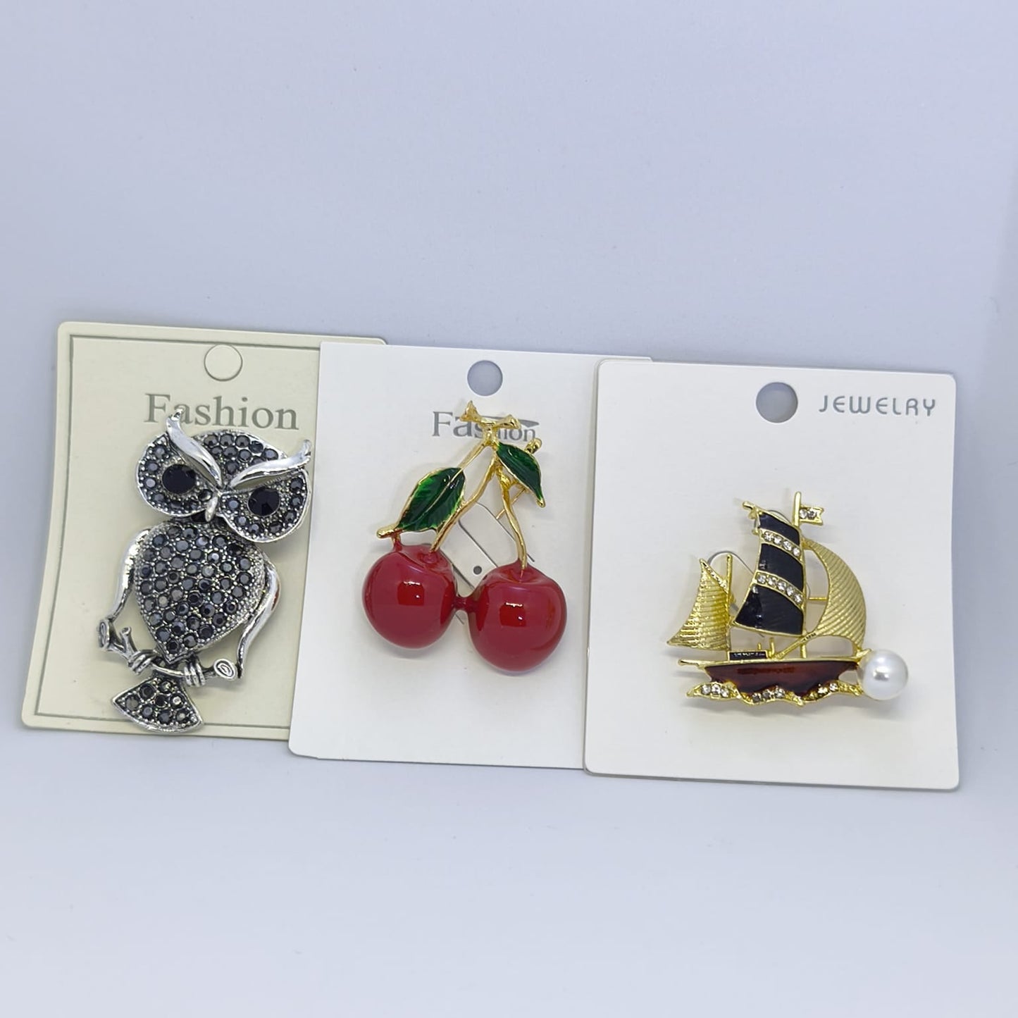 Yelkenli İnci Broş | Chérie - cherieonline Default Title