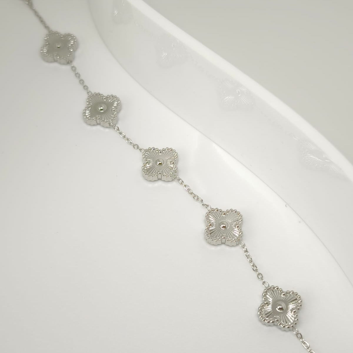 Fleur Argentée Van Cleef Bileklik| Chérie cherieonline
