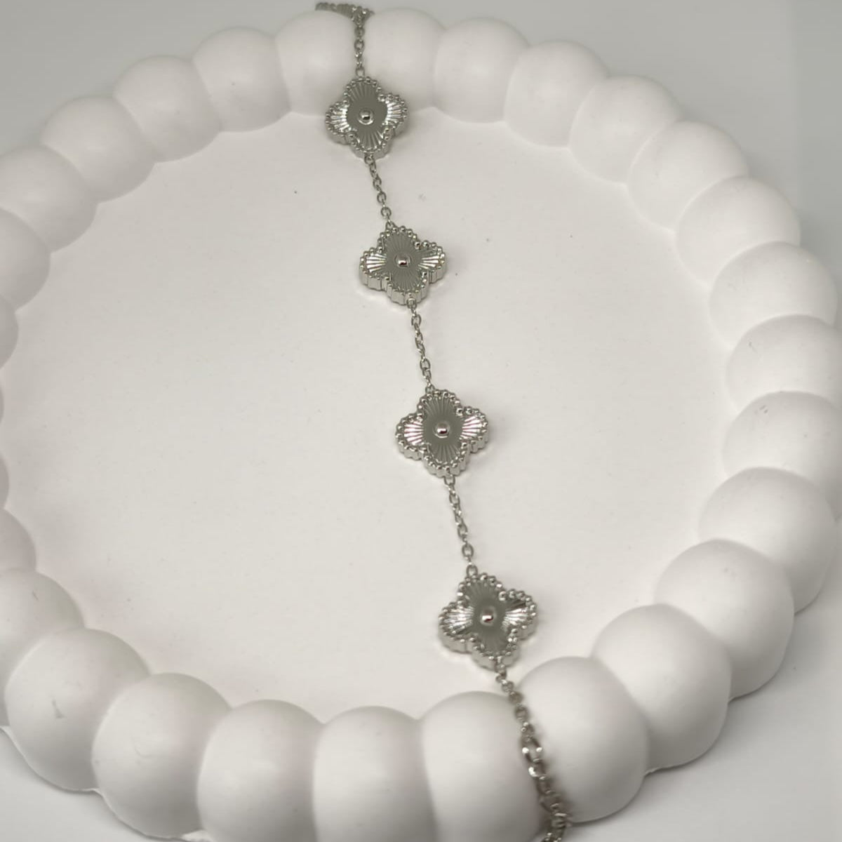 Fleur Argentée Van Cleef Bileklik| Chérie cherieonline