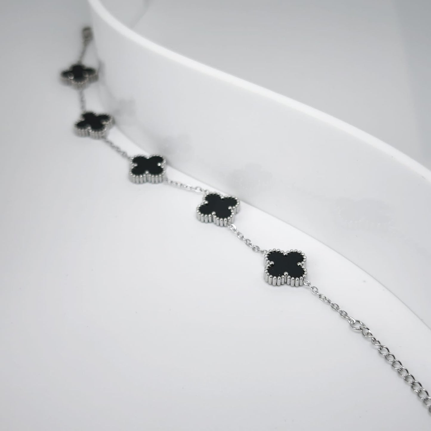 Argent Noir Van Cleef Bileklik | Chérie cherieonline
