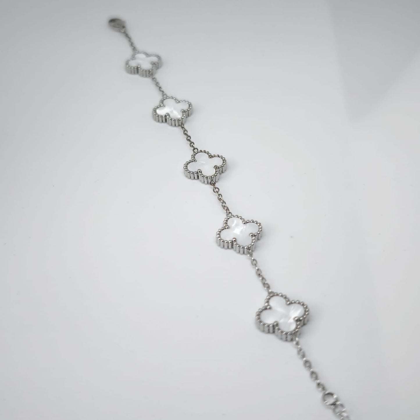 Argent Blanc Van Cleef Bileklik | Chérie cherieonline