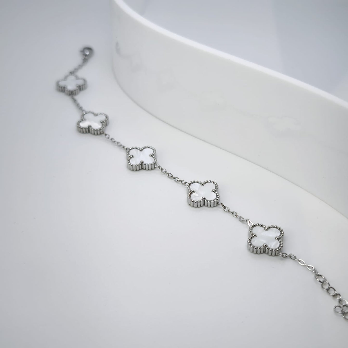 Argent Blanc Van Cleef Bileklik | Chérie cherieonline