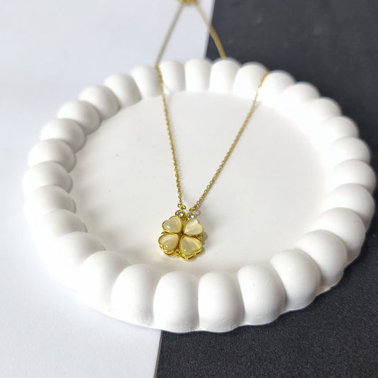 Coeur Trèfle Altın Van Cleef Kolye | Chérie - cherieonline Default Title