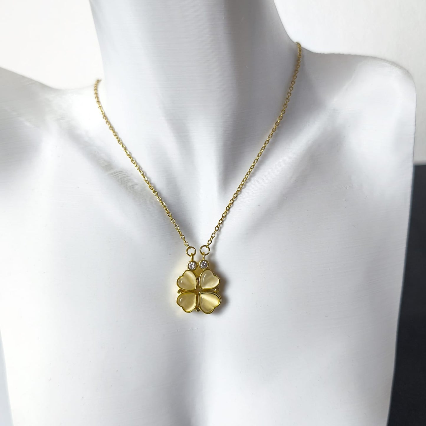 Coeur Trèfle Altın Van Cleef Kolye | Chérie cherieonline