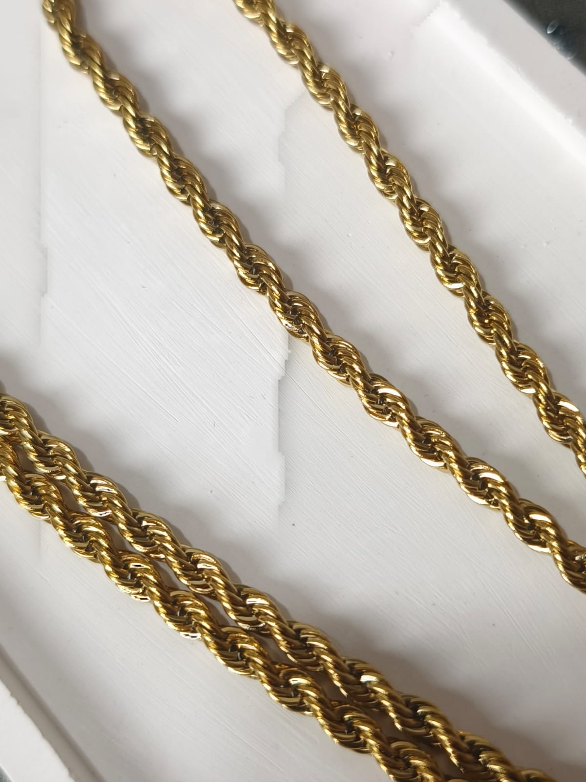 Corde Collier Doré – Halat zincir 4 mm | Chérie cherieonline