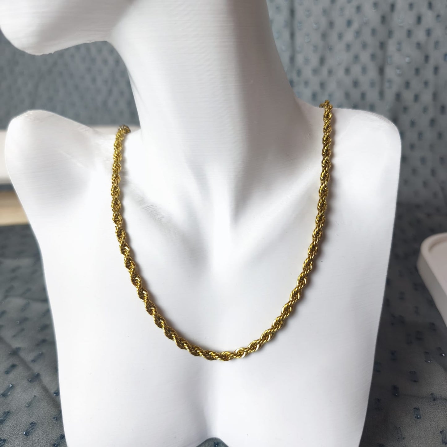 Corde Collier Doré – Halat zincir 4 mm | Chérie cherieonline