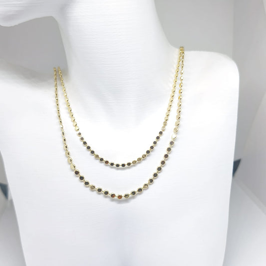 Martelé Collier Doré – Ezme Zincir Kolye | Chérie - cherieonline 40cm