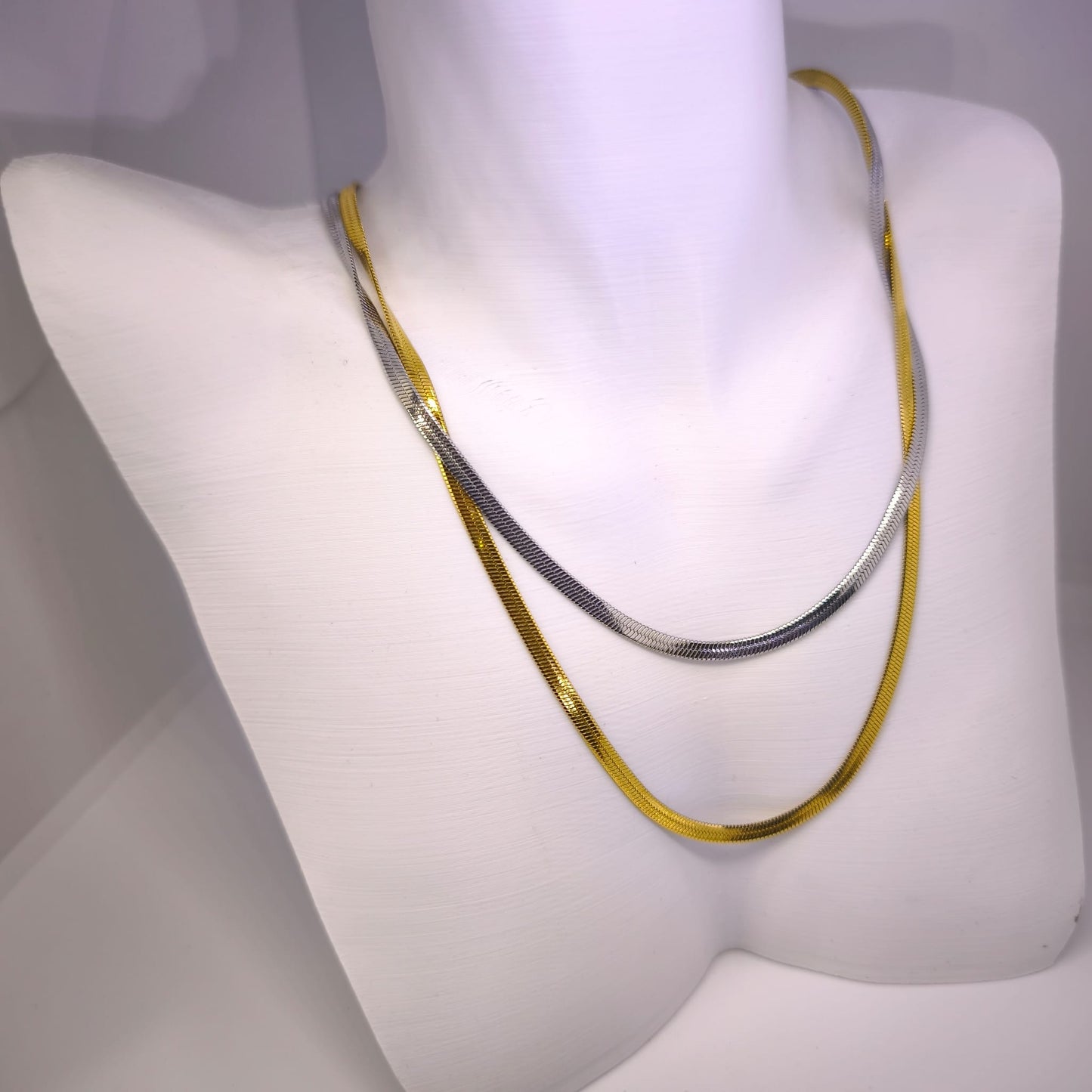 Élégance Collier – Düz İtalyan model 45 cm | Chérie cherieonline