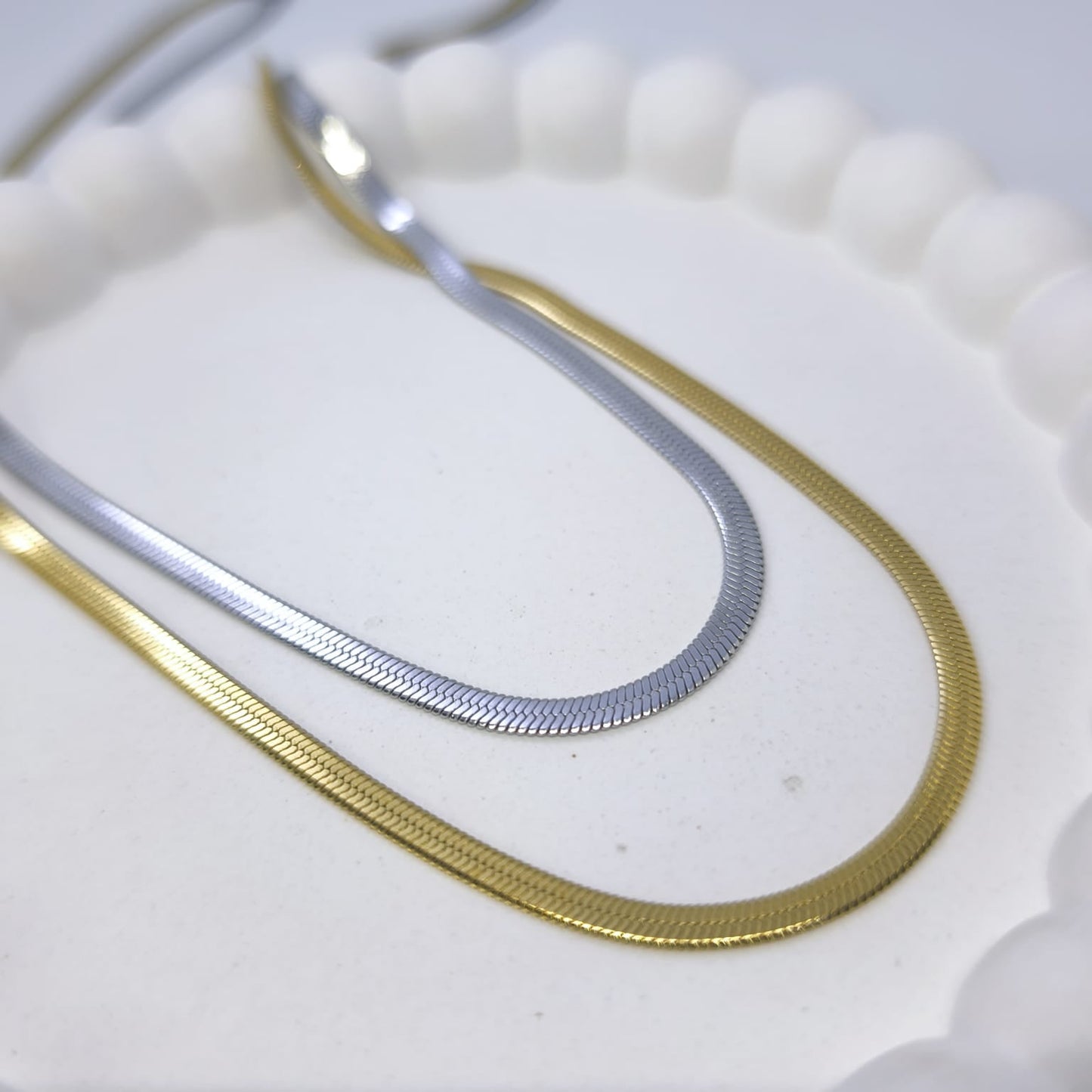 Élégance Collier – Düz İtalyan model 45 cm | Chérie cherieonline