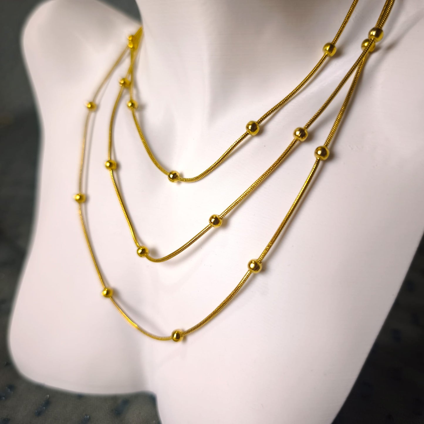 Dorica Collier Doré – Üçlü Dorika | Chérie cherieonline