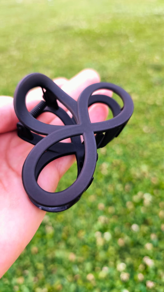 Sonsuz Form Mat Siyah Saç Tokası | Chérie - cherieonline Default Title