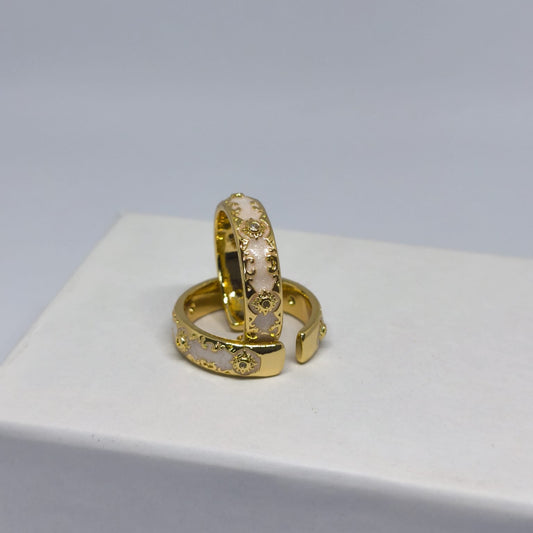 Éloane - Vintage Yüzük - Beyaz | Chérie - cherieonline Default Title