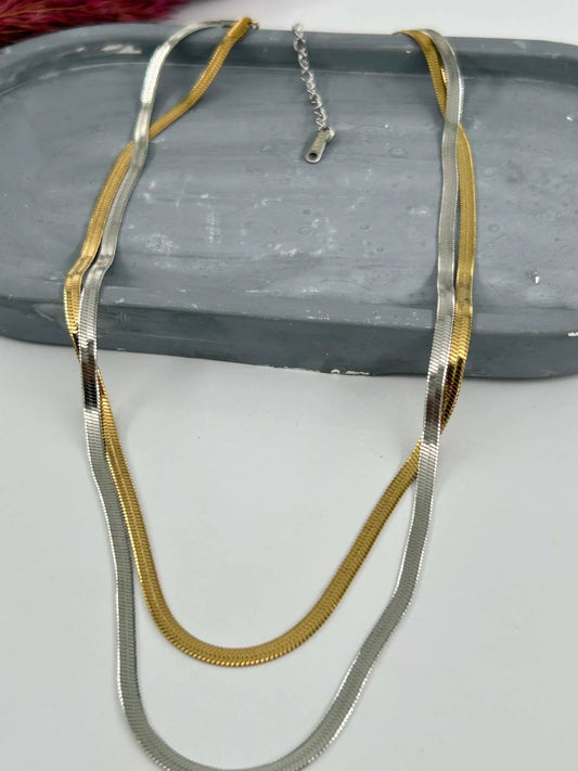 Élégance Collier – Düz İtalyan model 45 cm | Chérie - cherieonline Default Title