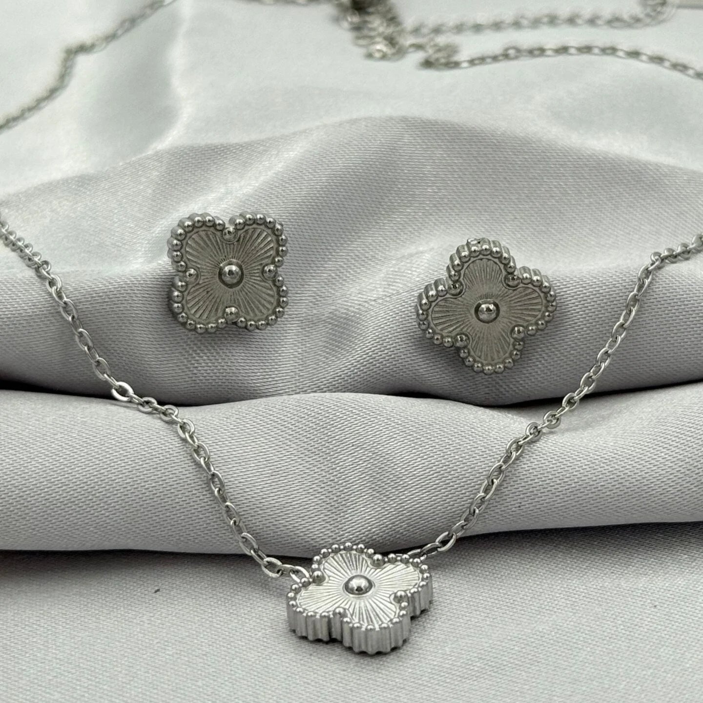 Van Cleef Tarzı Harmonie Parure Gümüş | Chérie cherieonline