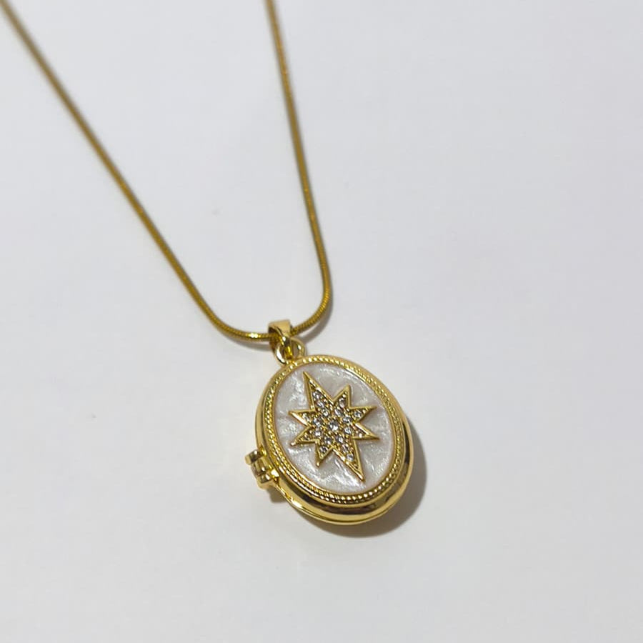 Polaris  – Kapaklı Yıldız Kolye | Chérie cherieonline