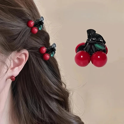 Cerisa – Kırmızı Fiyonk Kiraz Saç Tokası | Chérie - cherieonline Default Title
