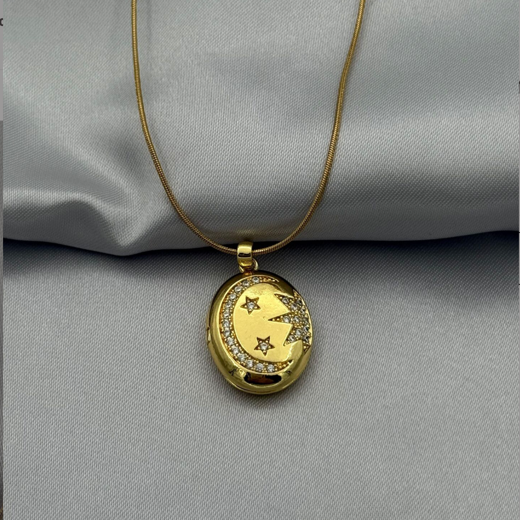 Geceye Fısıldayan Kapaklı Kolye | Chérie cherieonline