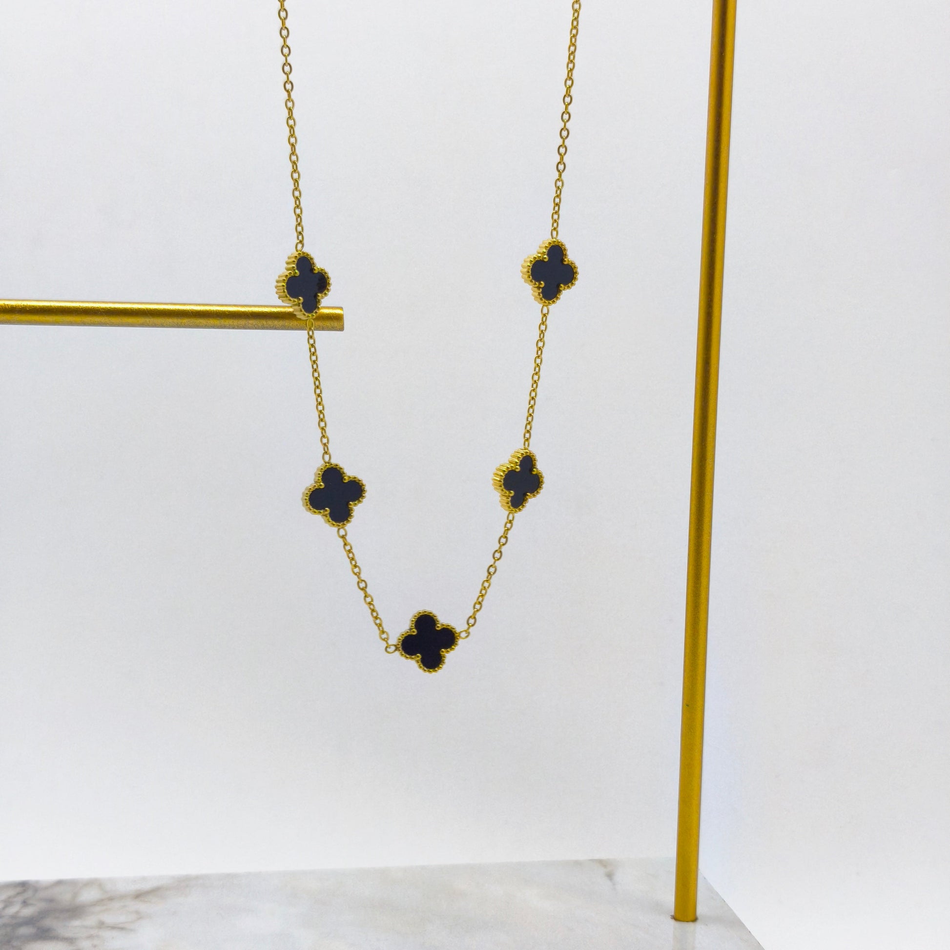 Céleste - Van Cleef Yonca Çelik Kolye | Chérie - cherieonline Default Title