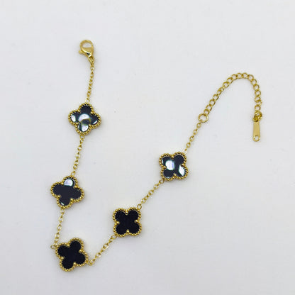 Cloverelle – Dört Yapraklı Yonca Charm Bileklik | Chérie - cherieonline Default Title