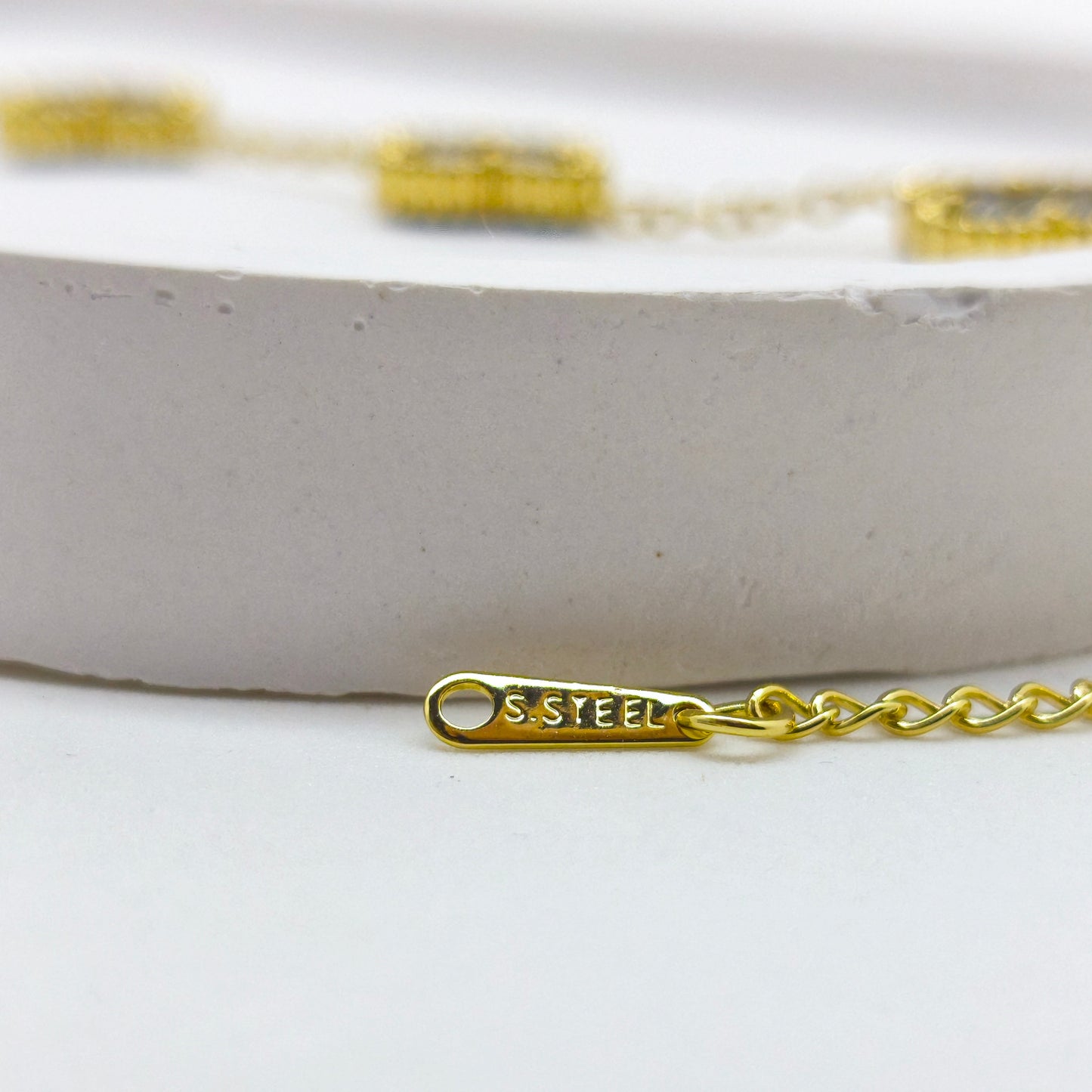 Céleste - Van Cleef Yonca Çelik Kolye | Chérie - cherieonline Default Title