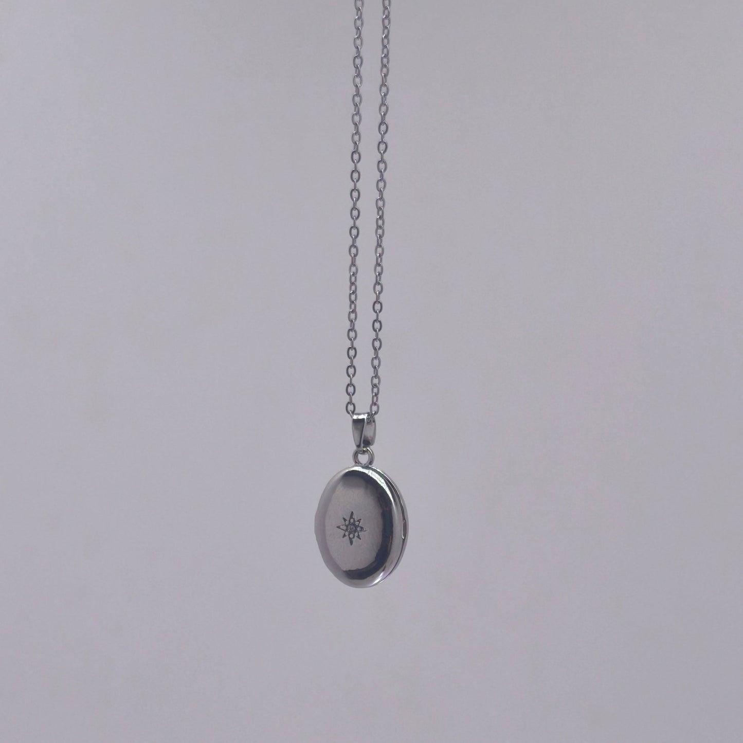 Étoile Argentée Mémoire Collier – Çelik Kapaklı Kolye | Chérie cherieonline