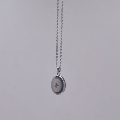 Étoile Argentée Mémoire Collier – Çelik Kapaklı Kolye | Chérie cherieonline