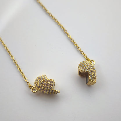 Birleşen Kalpler Mıknatıslı Kolye | Chérie cherieonline