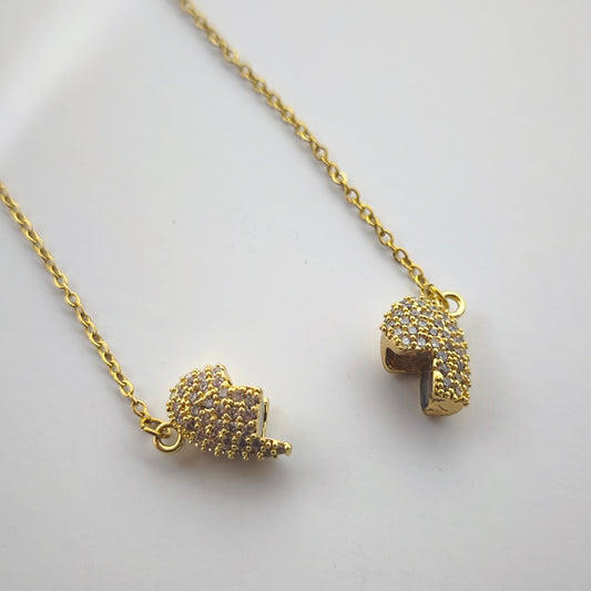 Birleşen Kalpler Mıknatıslı Kolye | Chérie cherieonline