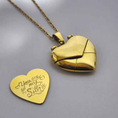 Solea Corazón – Kapaklı Kalp Kolye | Chérie cherieonline