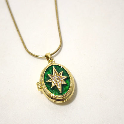 Polaris  – Kapaklı Yıldız Kolye | Chérie