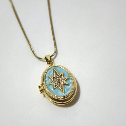 Polaris  – Kapaklı Yıldız Kolye | Chérie