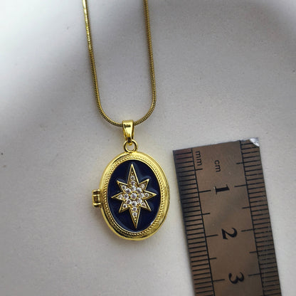 Polaris  – Kapaklı Yıldız Kolye | Chérie