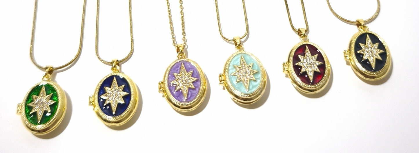 Polaris  – Kapaklı Yıldız Kolye | Chérie