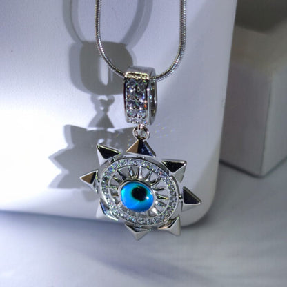 Astrolabe Silver - Pusula Sembolü Çelik Kolye | Chérie - cherieonline Default Title