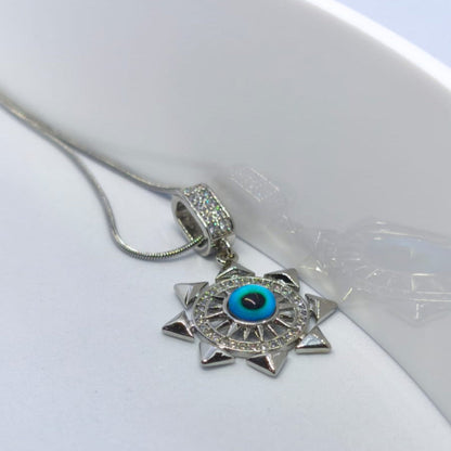 Astrolabe Silver - Pusula Sembolü Çelik Kolye | Chérie - cherieonline Default Title