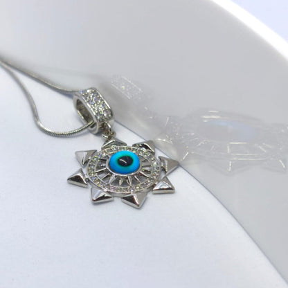Astrolabe Silver - Pusula Sembolü Çelik Kolye | Chérie - cherieonline Default Title