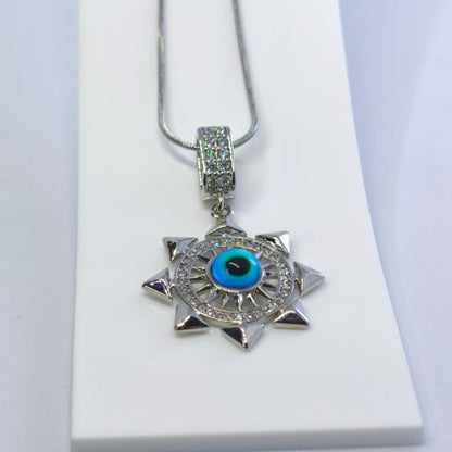 Astrolabe Silver - Pusula Sembolü Çelik Kolye | Chérie - cherieonline Default Title