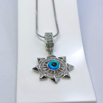 Astrolabe Silver - Pusula Sembolü Çelik Kolye | Chérie - cherieonline Default Title