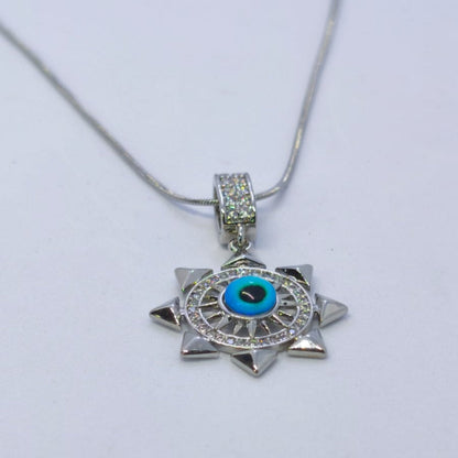 Astrolabe Silver - Pusula Sembolü Çelik Kolye | Chérie - cherieonline Default Title