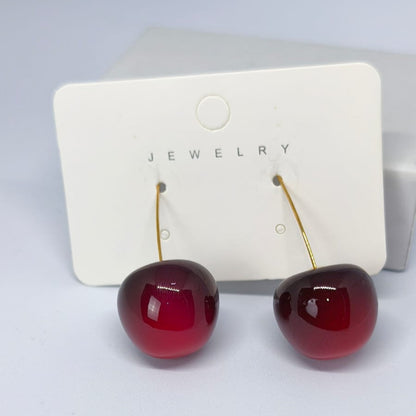 Cerise Rouge Küpe | Chérie - cherieonline Default Title