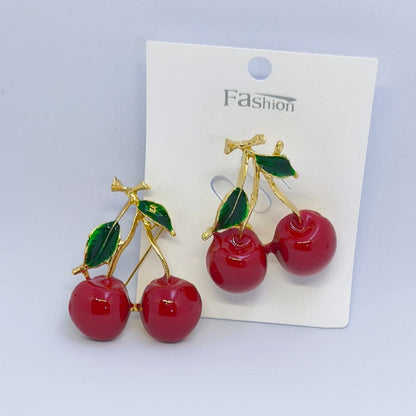 Cherry Bloom Broş | Chérie - cherieonline Default Title