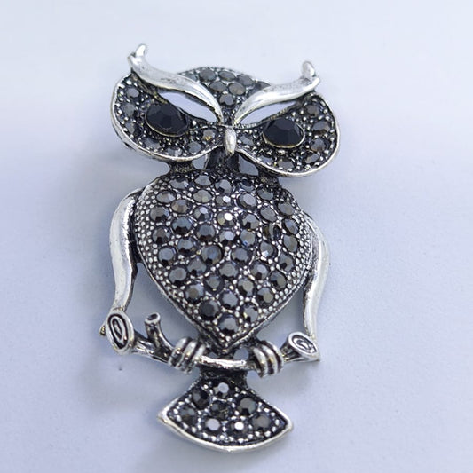 Owléa Taşlı Baykuş Broş | Chérie