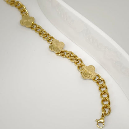 Chaîne Trèfle Van Cleef Bileklik | Chérie - cherieonline Default Title