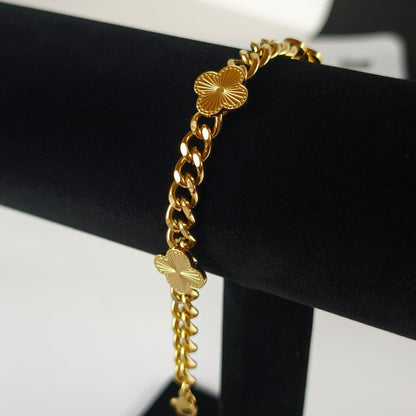 Chaîne Trèfle Van Cleef Bileklik | Chérie - cherieonline Default Title