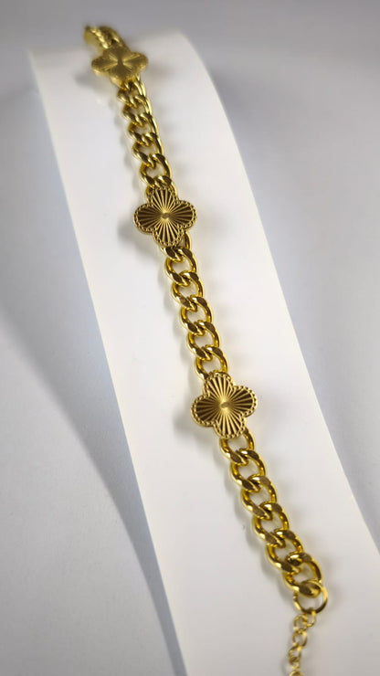Chaîne Trèfle Van Cleef Bileklik | Chérie - cherieonline Default Title