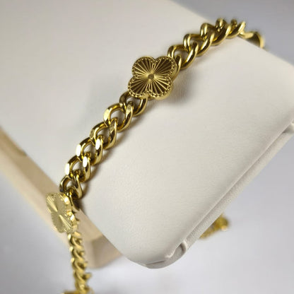 Chaîne Trèfle Van Cleef Bileklik | Chérie - cherieonline Default Title